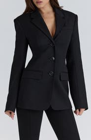 HOUSE OF CB Luella Hourglass Crepe Jacket