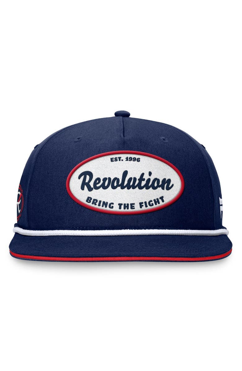 FANATICS Men's Fanatics Branded Navy New England Revolution Iron Golf Snapback Hat, Alternate, color, 