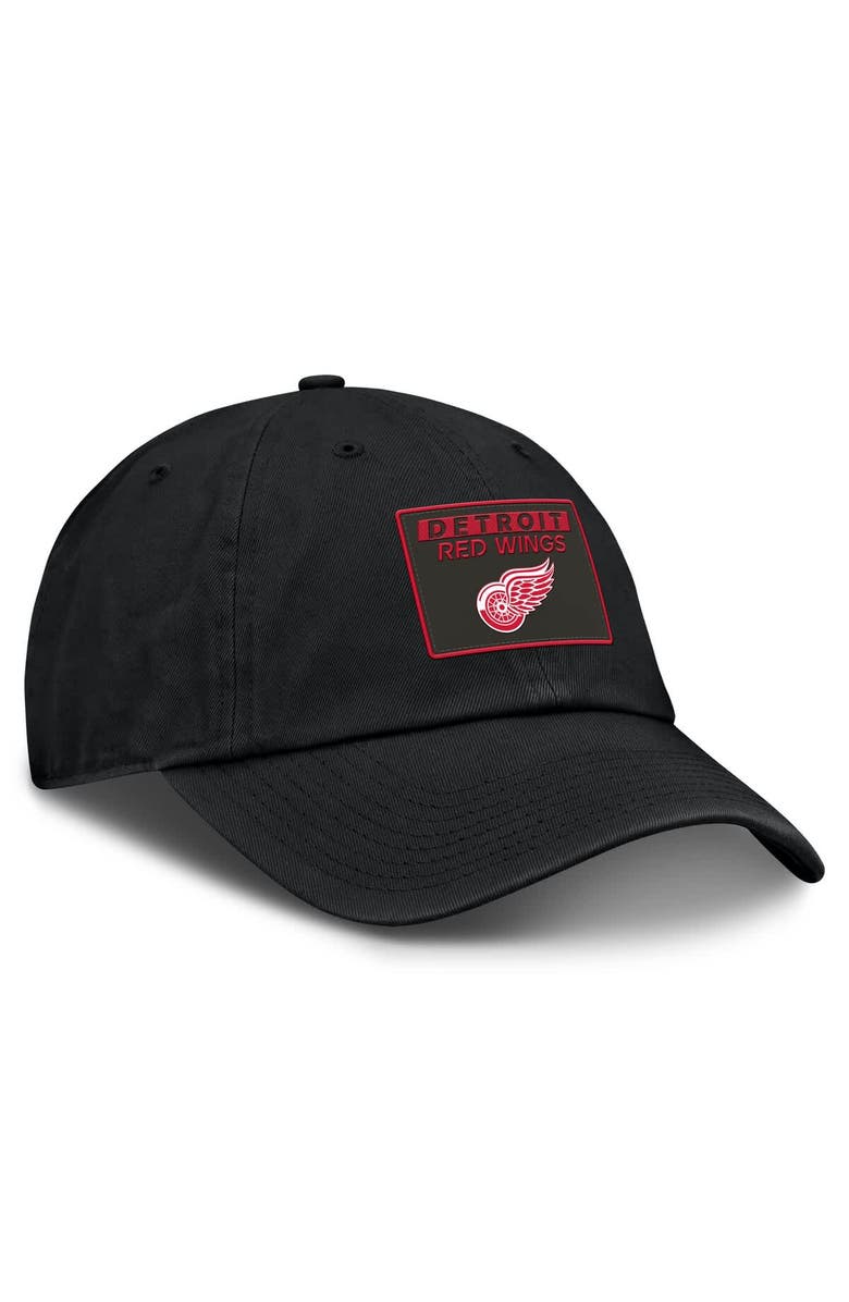 FANATICS Men's Fanatics Black Detroit Red Wings Authentic Pro Prime Adjustable Hat, Alternate, color,