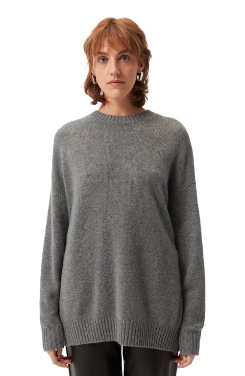 Gobi Mongolian Cashmere Relaxed-fit Cashmere Sweater In Gray