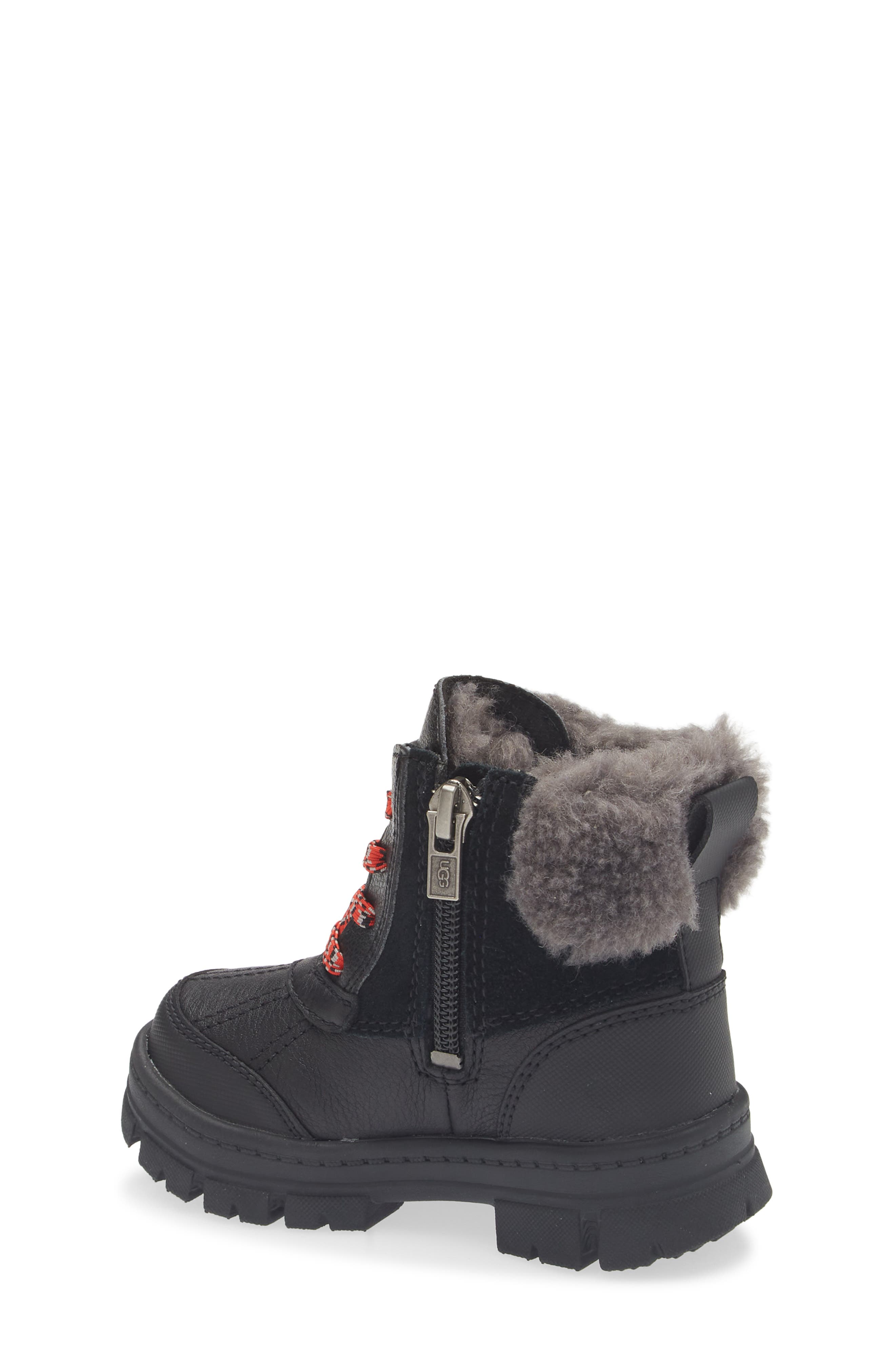 UGG<sup>®</sup> Kids' Ashton Addie Waterproof Boot, Alternate, color, Black