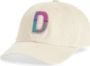 Drake's D Appliqué Linen Corduroy Adjustable Baseball Cap