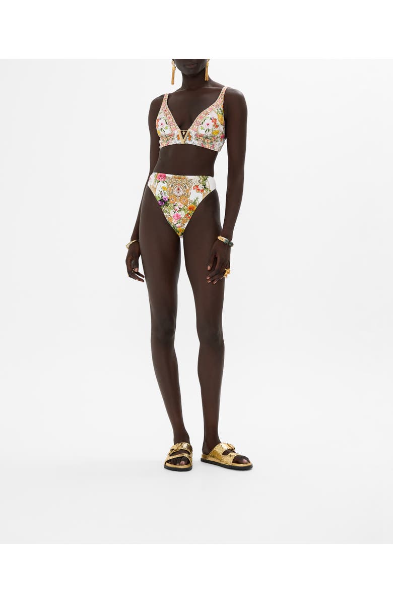 Camilla V NECK HARDWARE BRA EGYPTIAN ROSE, Main, color, 