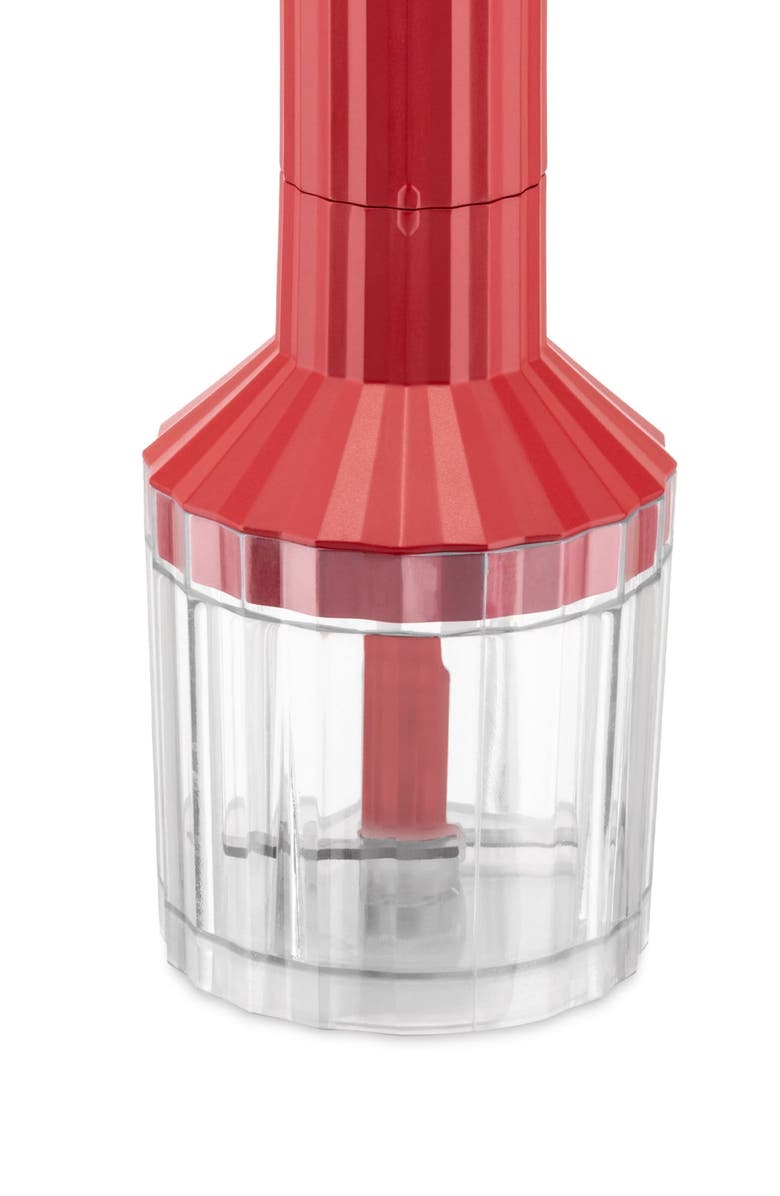 ALESSI Plissé Hand Blender Set, Alternate, color, Red