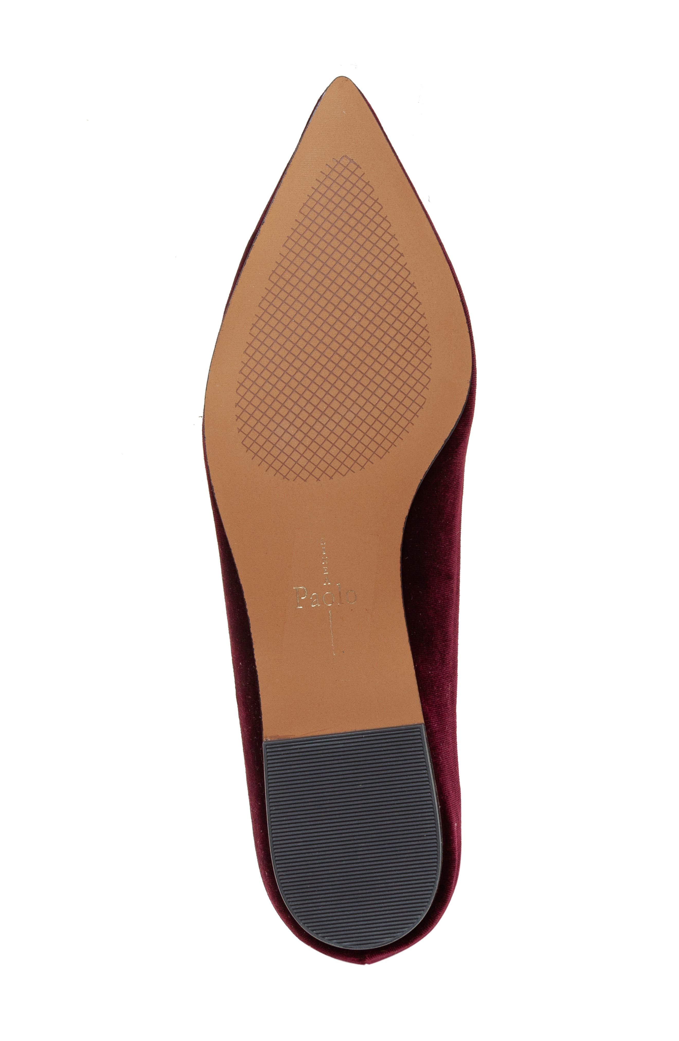 Linea Paolo Novah Pointed Toe Flat, Alternate, color, Burgundy