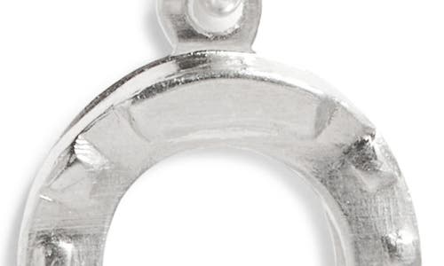 Set & Stones Colt Horseshoe Pendant Necklace In Silver