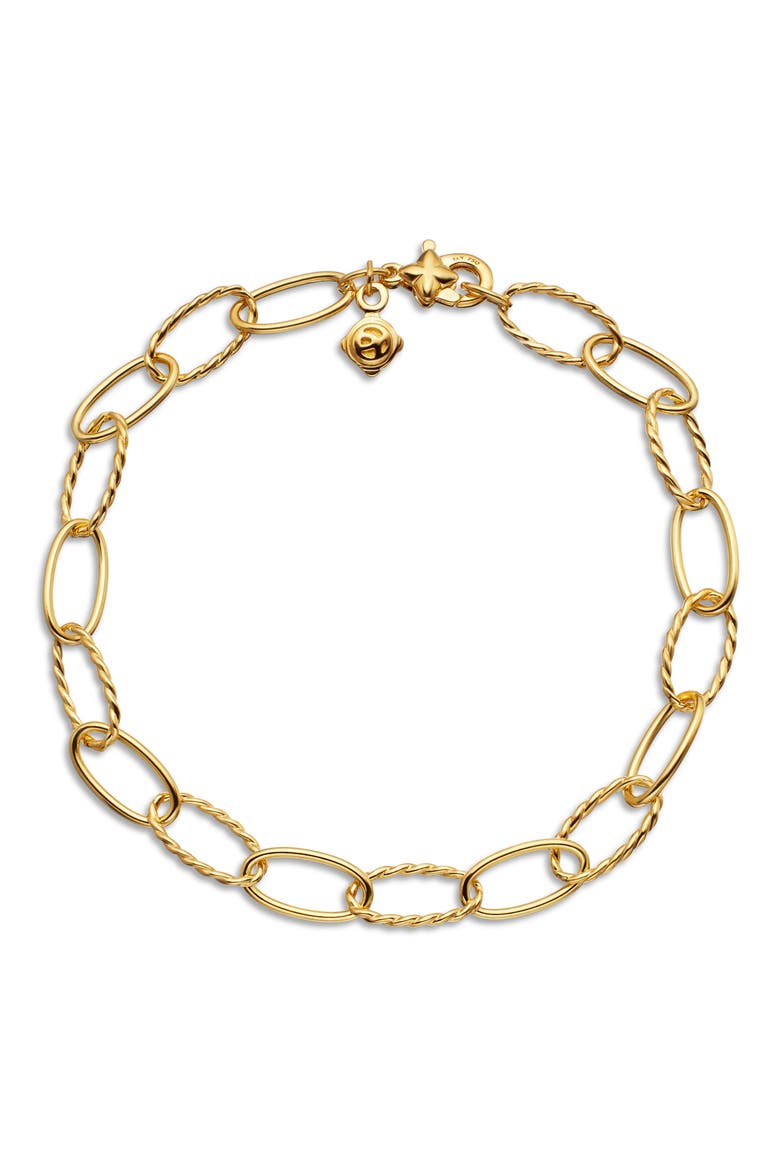 Stax Oval Link 18K Gold Bracelet, Alternate, color, YELLOW GOLD