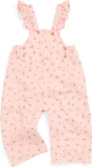 MORI Frilled Corduroy Dungarees