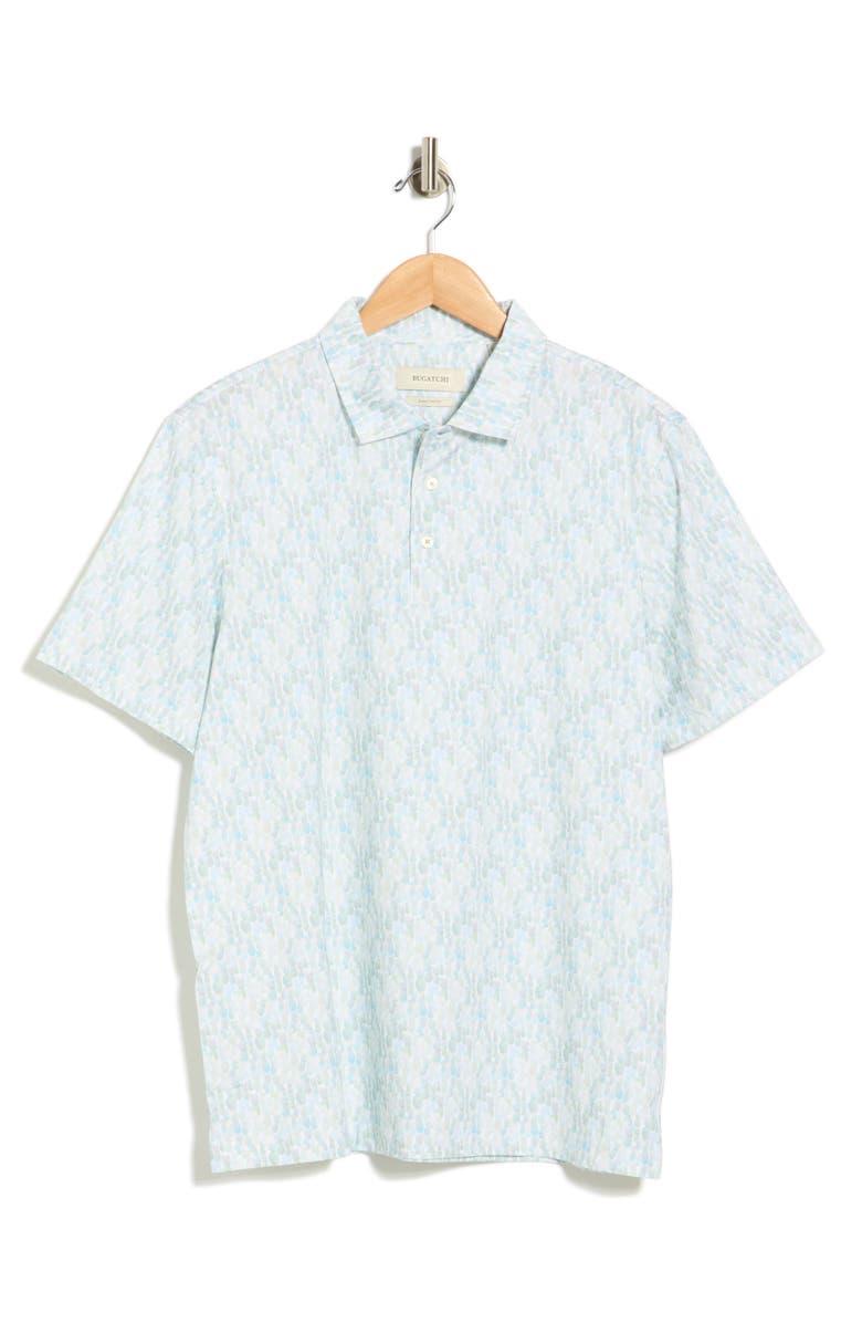 Bugatchi OoohCotton<sup>®</sup> Knit Polo, Main, color, Menthol
