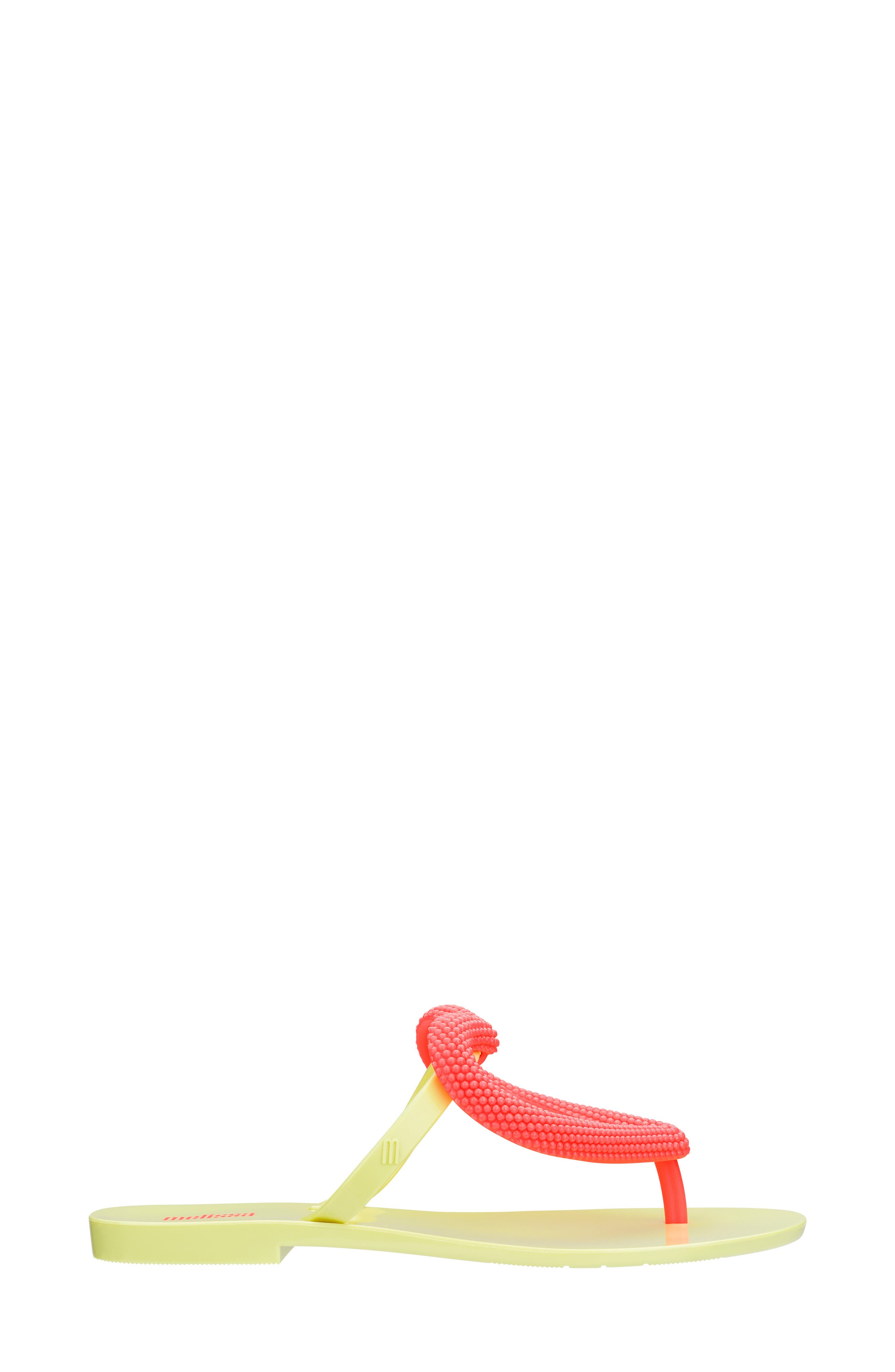 Melissa Big Heart Flip Flop, Alternate, color, 
