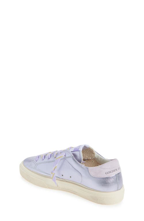 Golden Goose Kids' May Sneaker In Purple