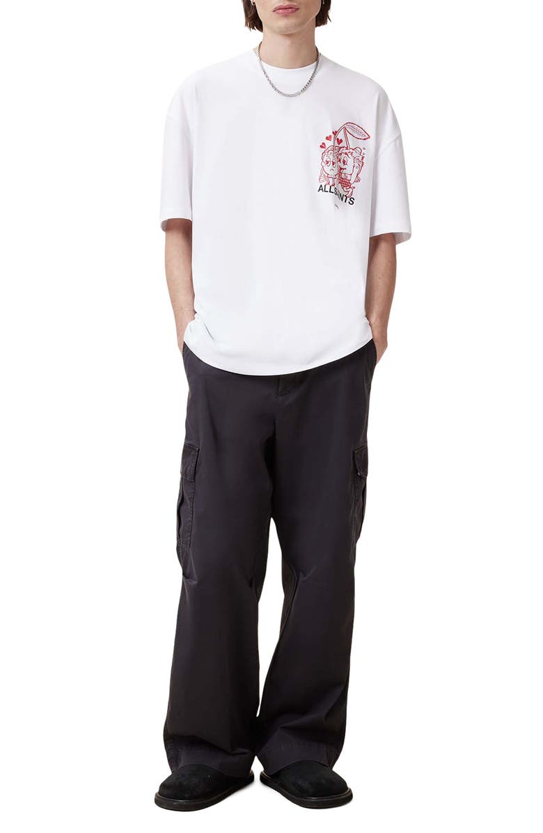 AllSaints Breakup Cotton Graphic T-Shirt, Alternate, color,