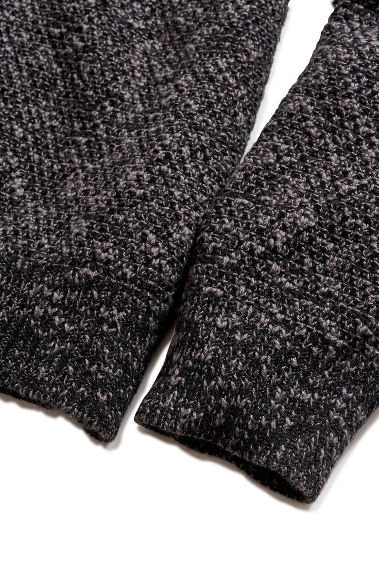 Billy Reid Marled Cotton Shawl Collar Sweater, Alternate, color,