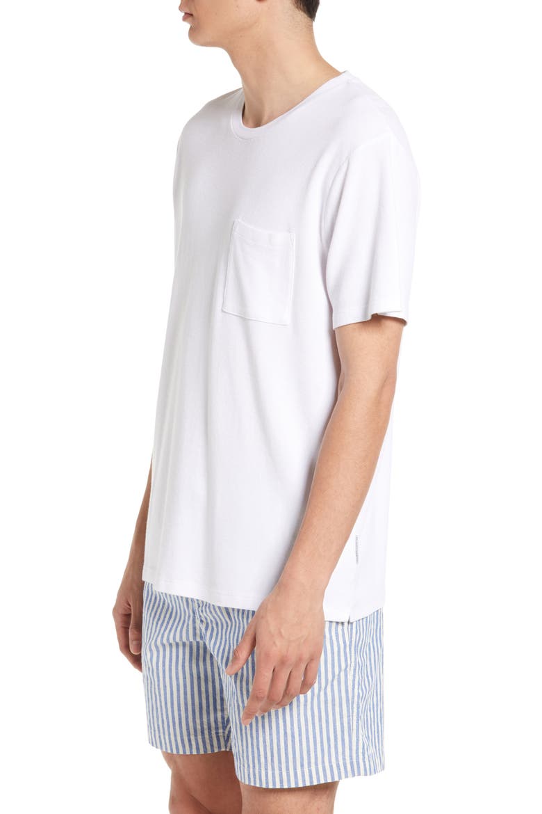 Clive Waffle Knit Tee, Alternate, color, 001 WHITE