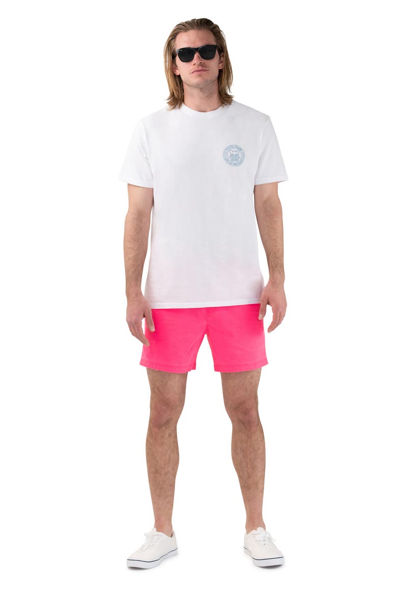 Solid Vintage Volley Swim Shorts, Alternate, color, PINK
