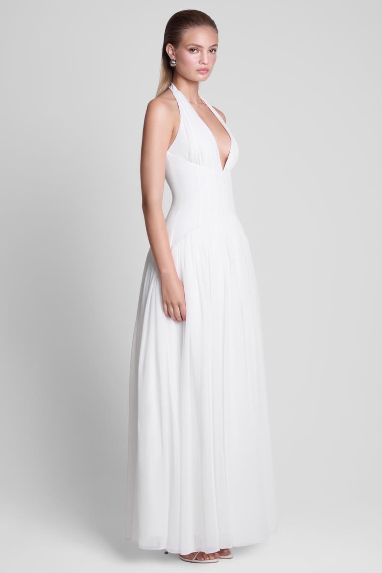 Harlowe Corset Maxi Dress, Alternate, color, White