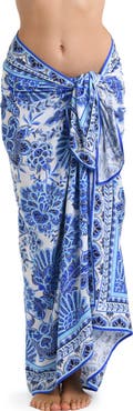 La Blanca Beyond Print Cover-Up Pareo