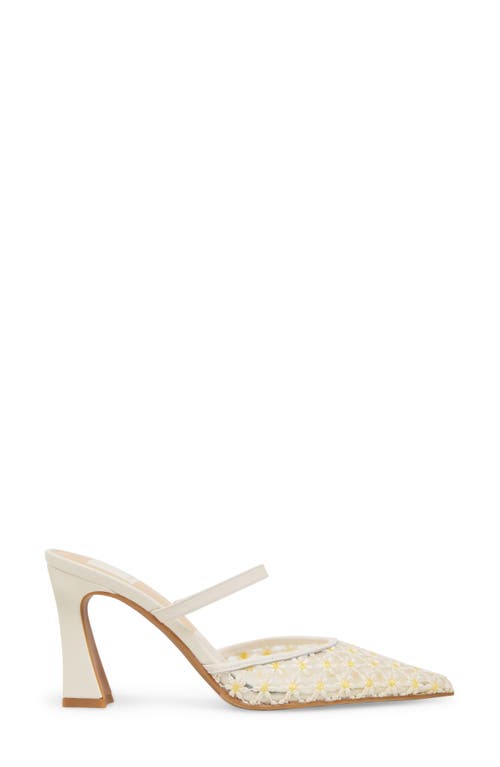 Dolce Vita Nerise Pump In White/yellow Floral Mesh
