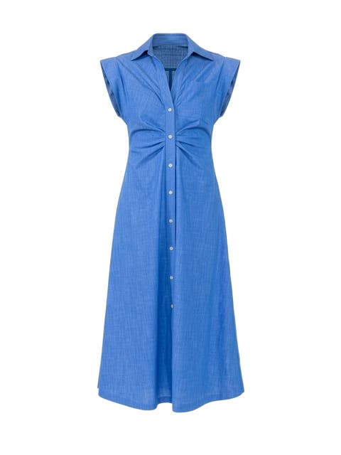 Miami Sleeveless shirtdress Dune