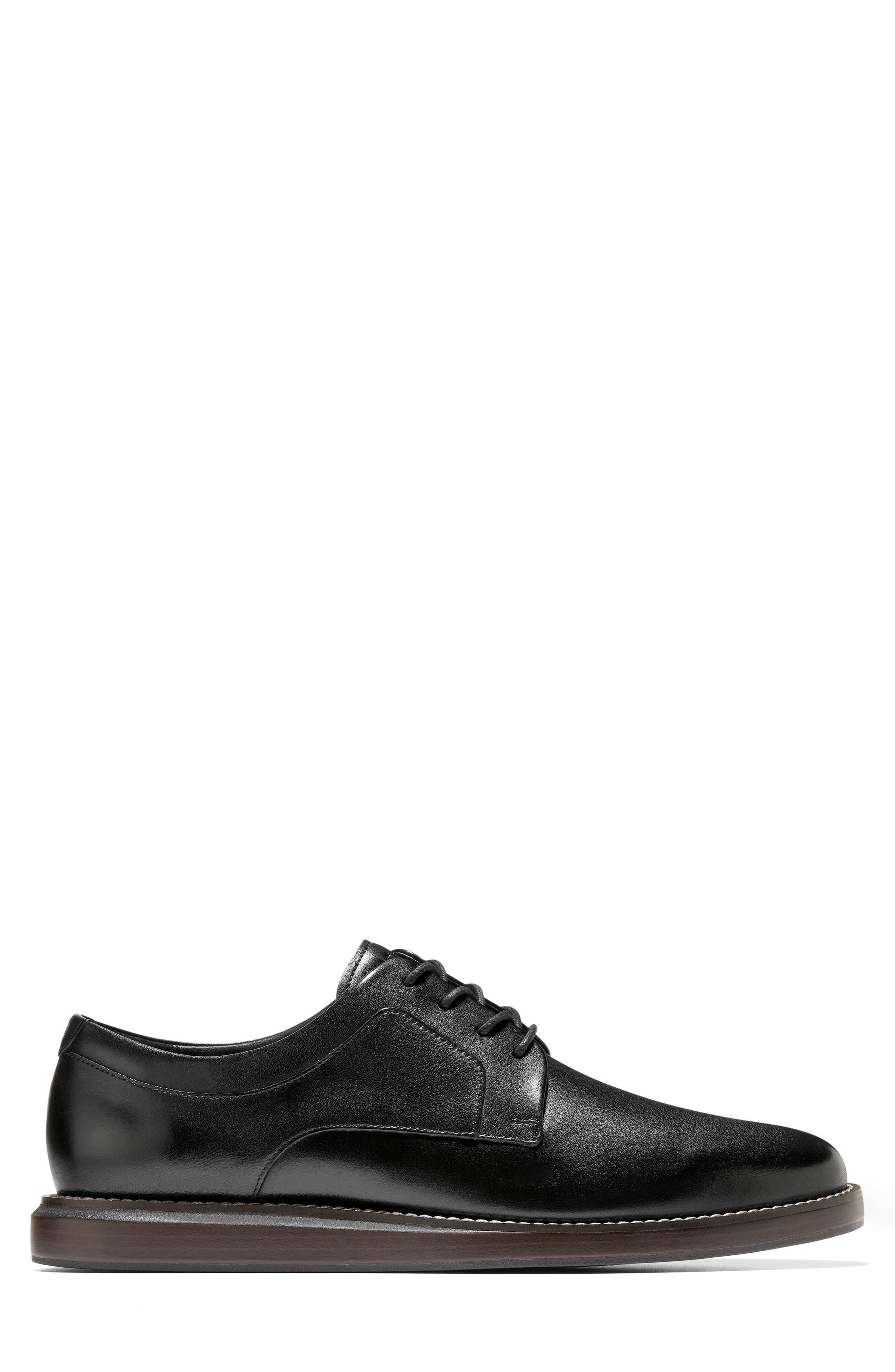 Cole Haan Grand Neoclassic Plain Toe Derby, Alternate, color, Black / Dk Natural