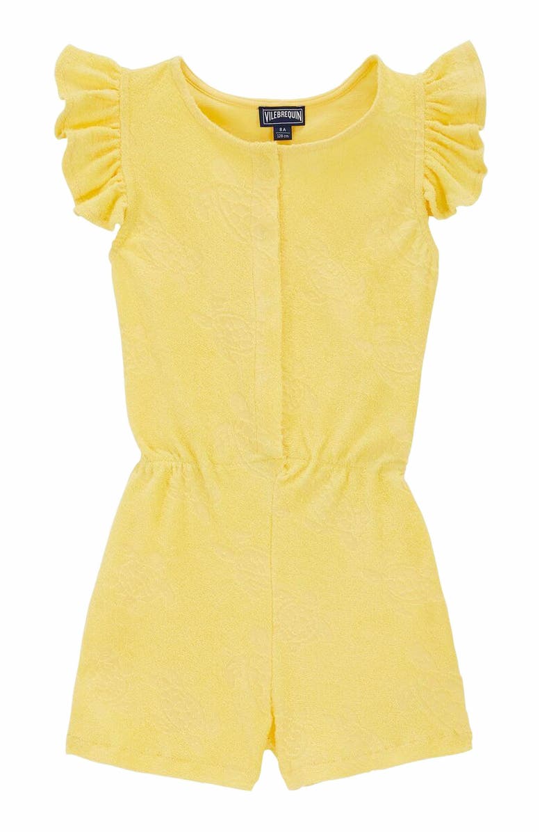 Vilebrequin Kids' Terry Playsuit Beach Romper, Main, color, 