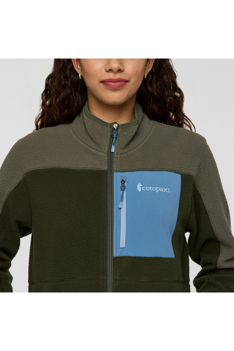 Abrazo Fleece Full-Zip Jacket - Women's, Alternate, color, Fatigue/Woods
