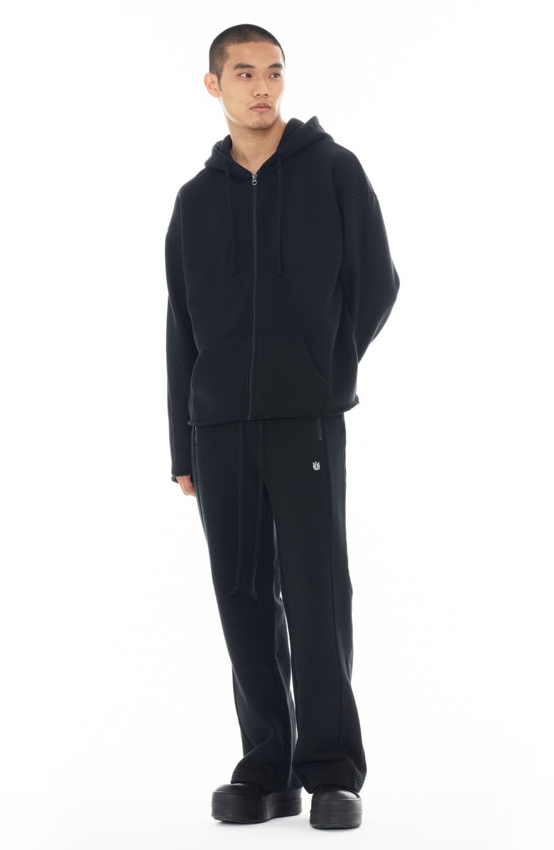 Cult of Individuality Oversize Cotton Sweatpants, Alternate, color, Black