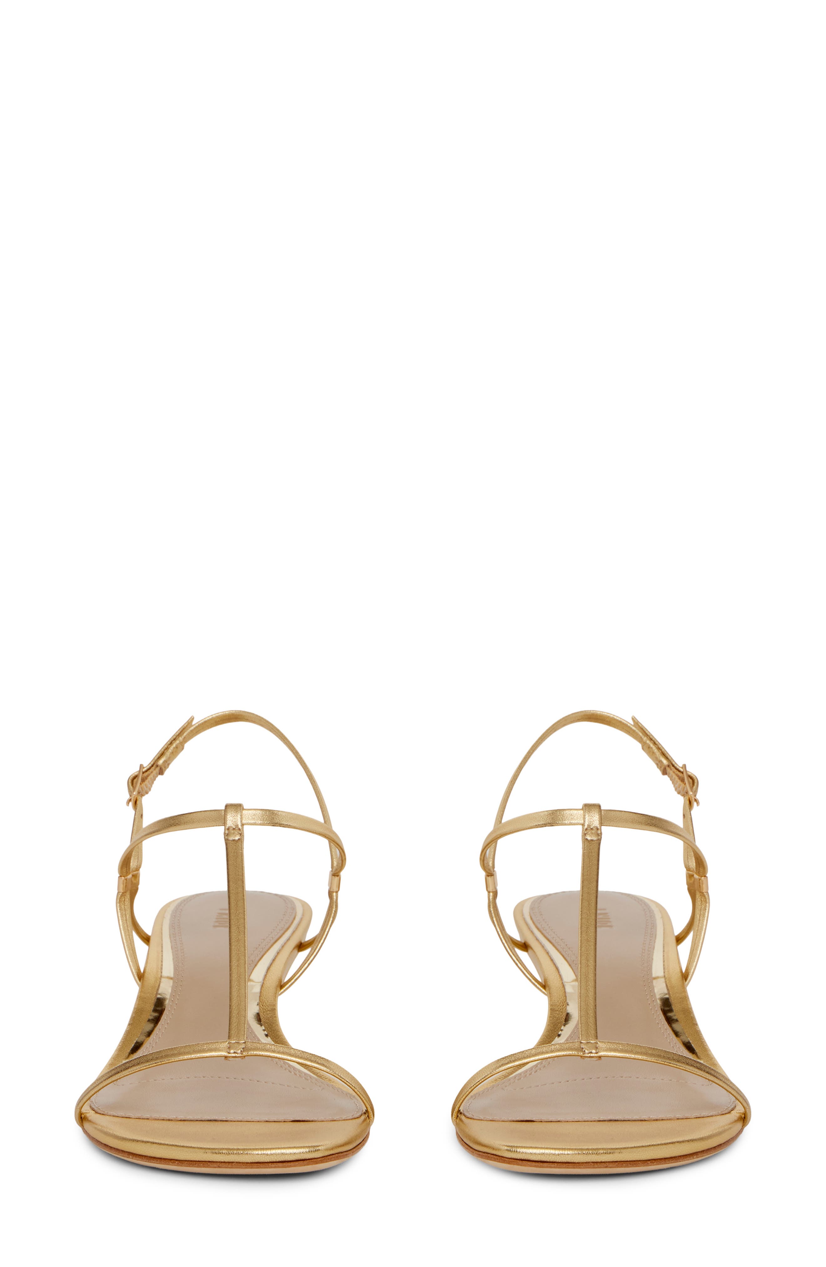 PAIGE Daryn Slingback Wedge Sandal, Alternate, color, Gold