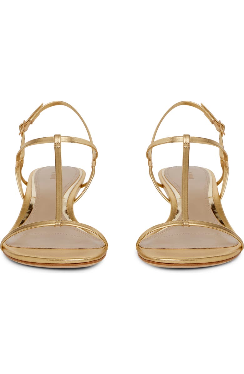 PAIGE Daryn Slingback Wedge Sandal, Alternate, color, Gold
