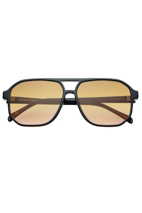 Freyrs Eyewear Billie Aviator Sunglasses In Brown
