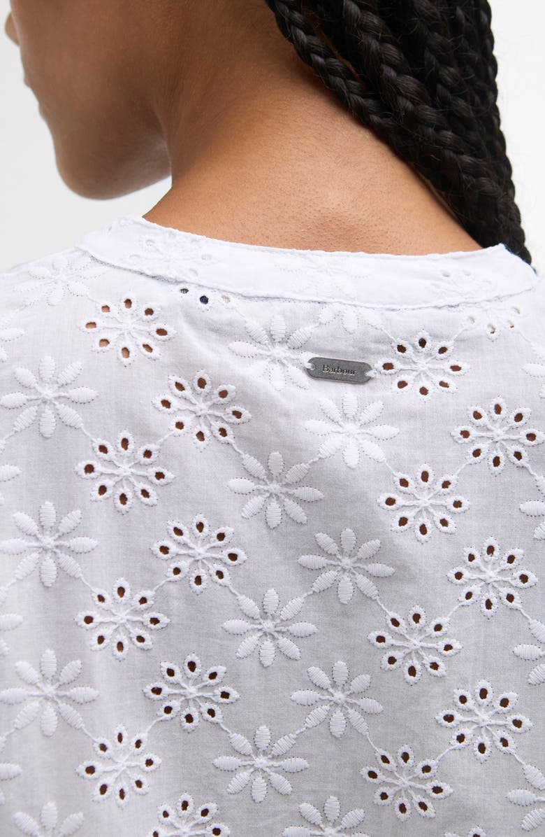 Barbour Layla Embroidered Top, Alternate, color, 