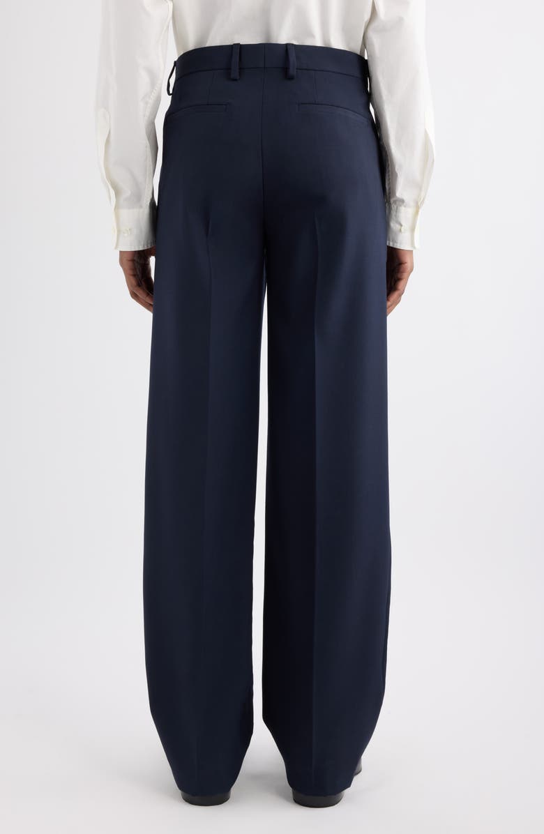 Dries Van Noten Panvel Wool Wide Leg Pants, Alternate, color, Navy