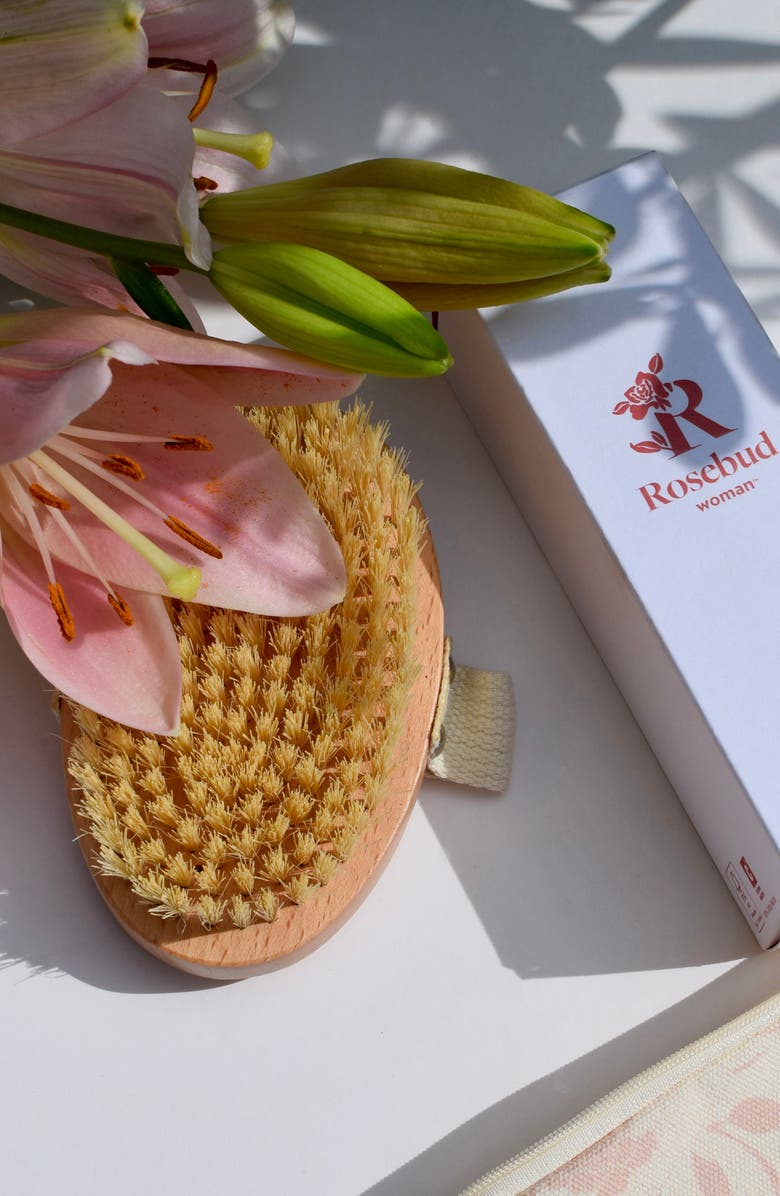Rosebud Woman The Perfect Skin Body Brush, Alternate, color, 
