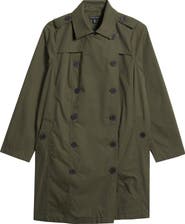 Universal Standard Derjon Double Breasted Trench Coat