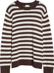 POSSE Lara Stripe Cotton Sweater