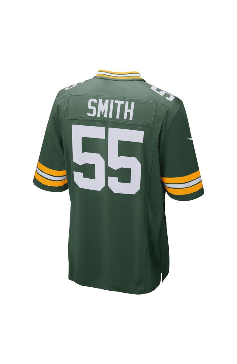 Nike Men's Nike Za'Darius Smith Green Green Bay Packers Game Team Jersey, Alternate, color,