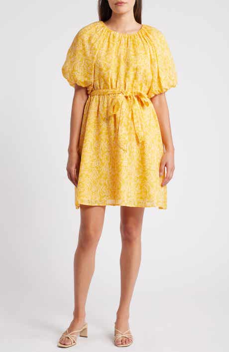 Tommy Bahama Veranda Vines Print Tie Waist Dress