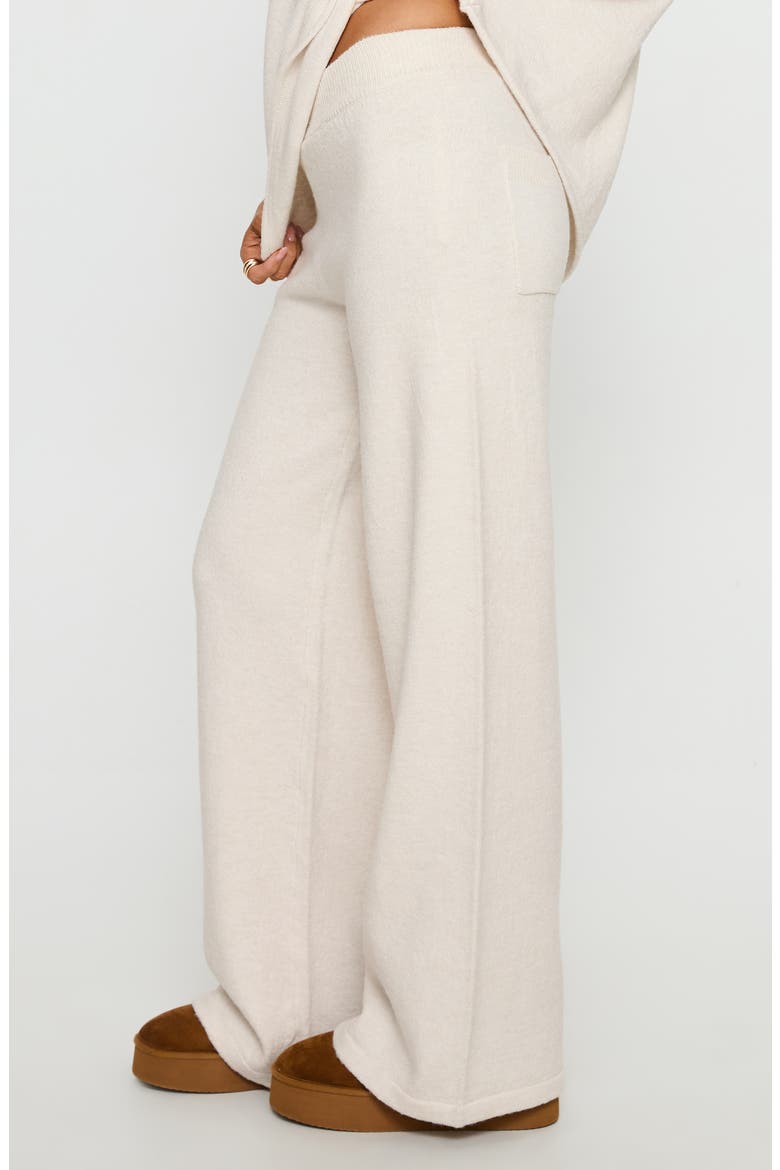 Bekki Wide Leg Sweater Pants, Alternate, color, OAT