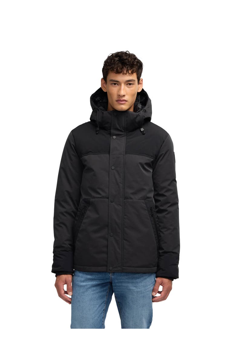 Pajar Wiyot Mixed Media Lightweight Jacket, Main, color, Black