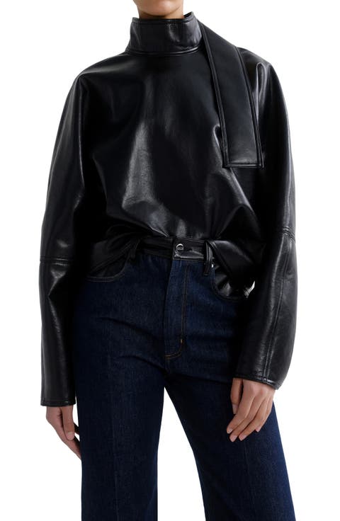 Kembra Recycled Leather Top