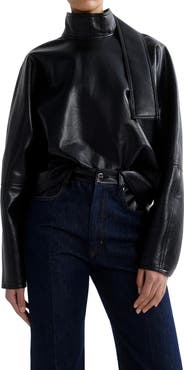 AGOLDE Kembra Recycled Leather Top