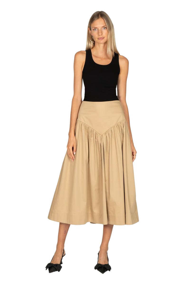 SECRET MISSION Elaya Skirt, Alternate, color, Sand