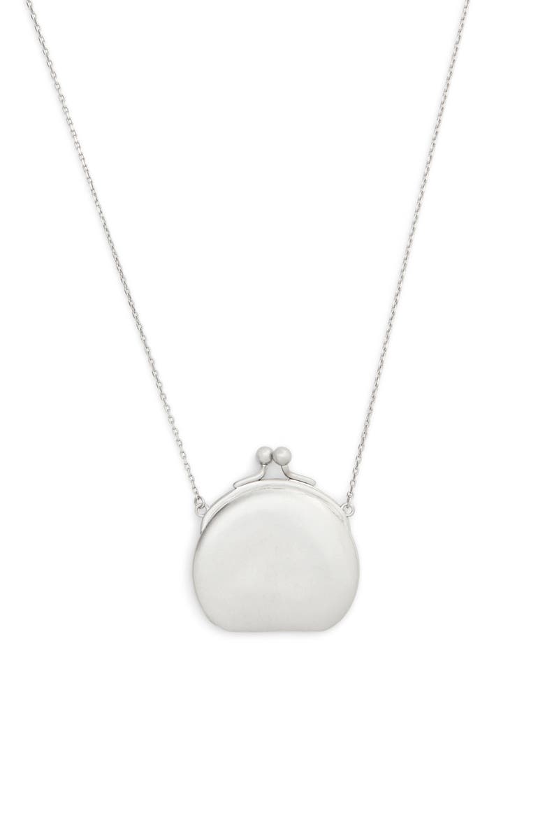 COACH Runway Coin Purse Long Necklace, Main, color,