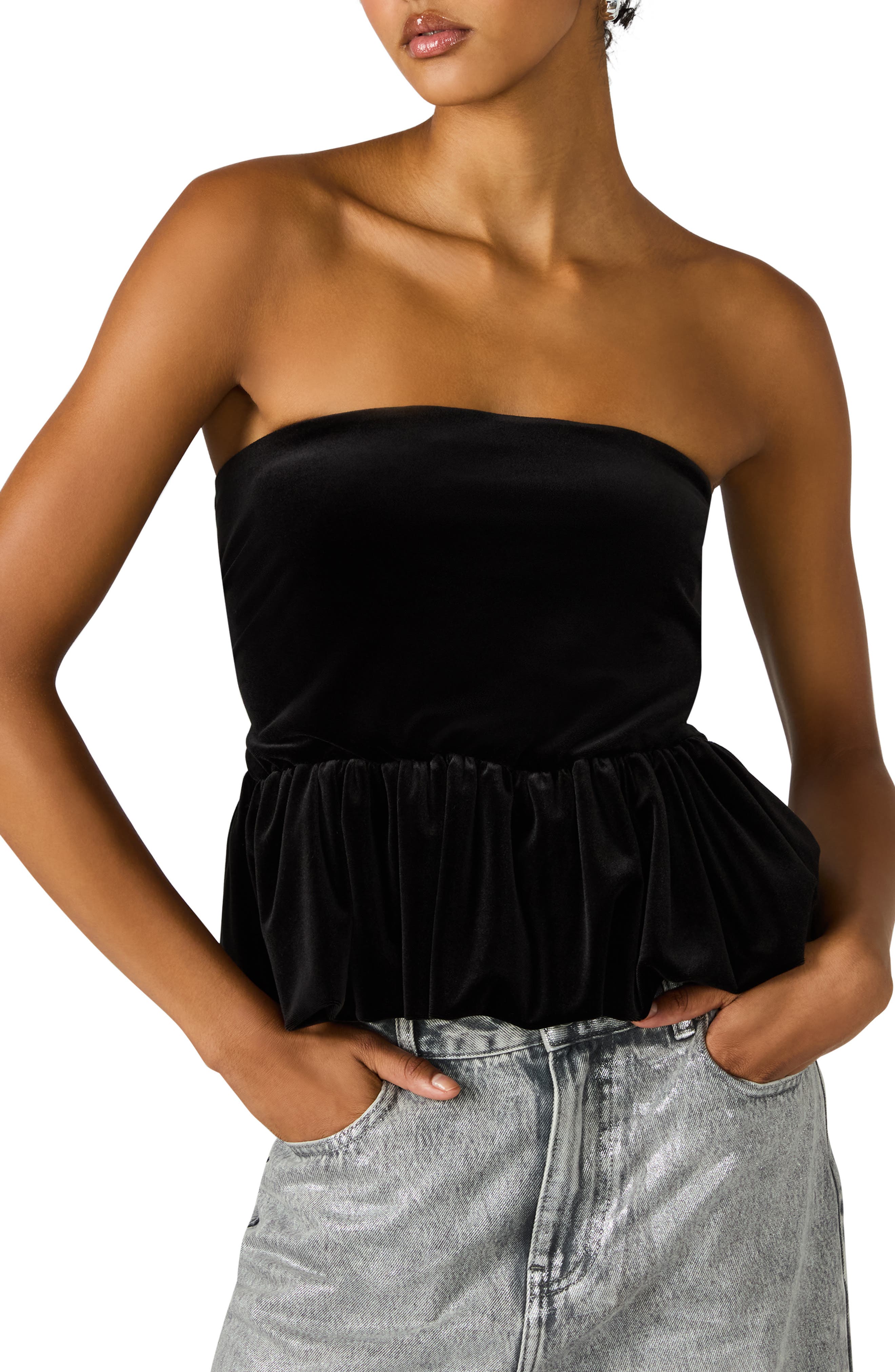 Steve Madden Tessae Strapless Top
