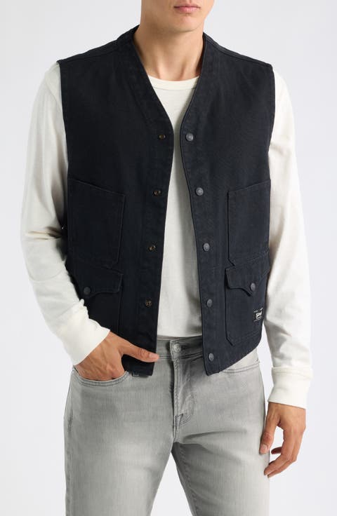 Cotton Canvas Utility Vest