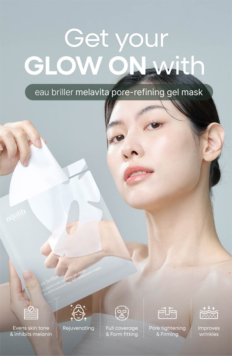 Equlib Eau Briller MelaVita Pore-Refining Gel Mask, Alternate, color, NO COLOR