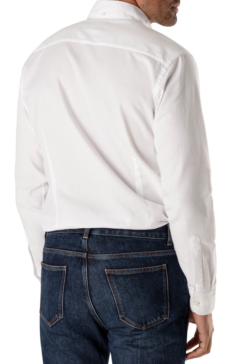 Slim Fit Oxford Shirt, Alternate, color, WHITE