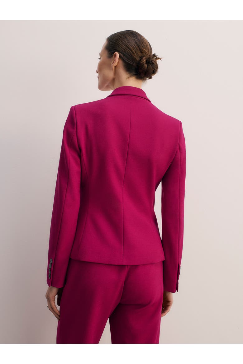 Merida Sculpt Stretch Crepe Blazer, Alternate, color, Pink