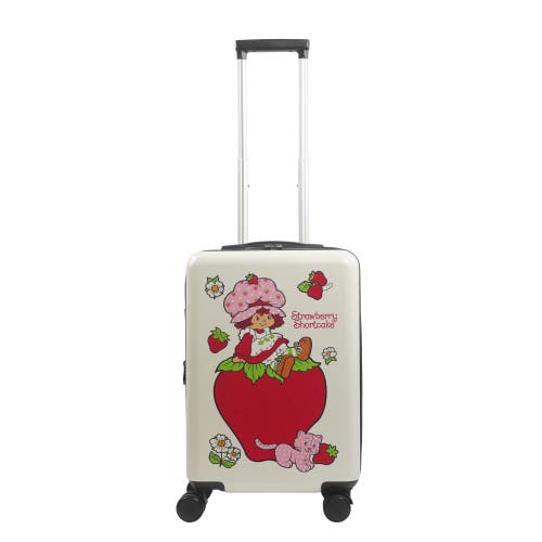 Ful Strawberry Shortcake 22.5" Carry-on Luggage In White