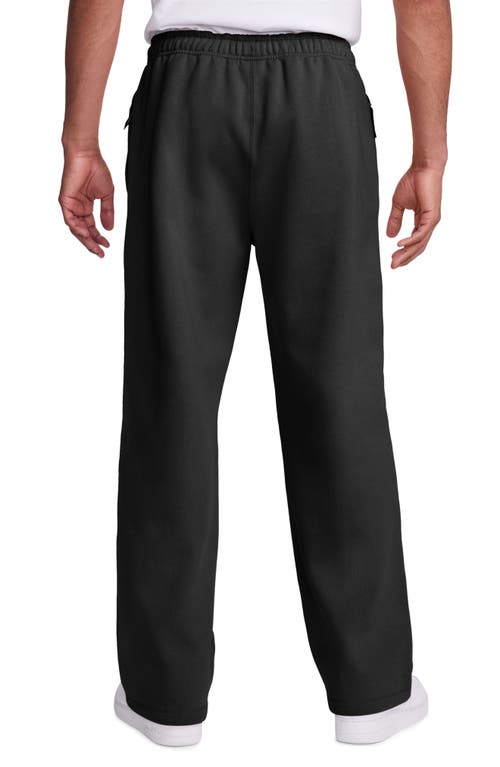 Nike Solo Swoosh Fleece Sweatpants In Black